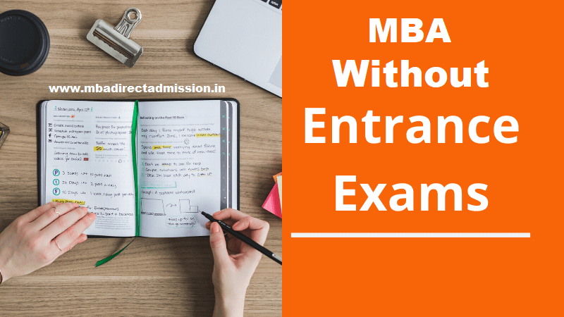 MBA Admission without entrance exam