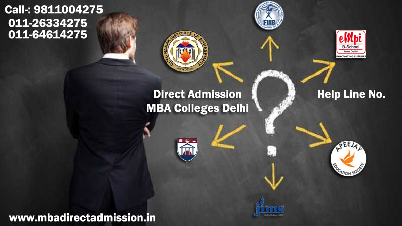 Direct Admission Top Delhi B School, Colleges, University
